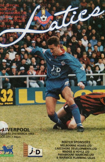 Match programme